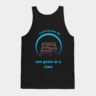 Level up style by gaming Tank Top